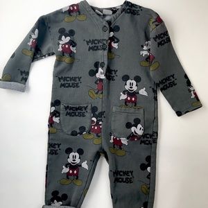 Zara Mickey Mouse Jumpsuit